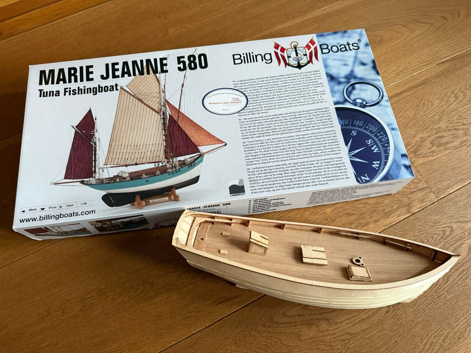 Marie Jeanne 580 Billing Boats, Hobby en Vrije tijd, Modelbouw | Boten en Schepen, Ophalen of Verzenden, Gebruikt