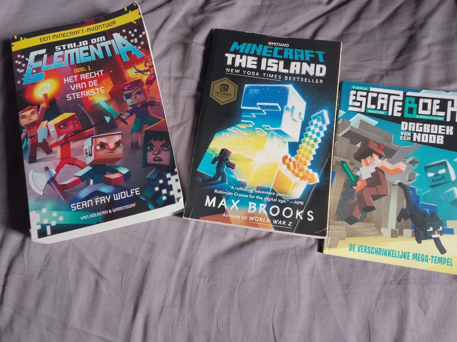 Setje minecraft boeken, Boeken, Kinderboeken | Jeugd | 10 tot 12 jaar, Ophalen of Verzenden