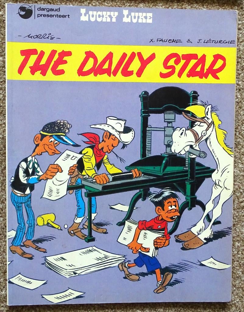 LUCKY LUKE 24 (55): THE DAILY STAR plus 19 andere, Nieuw, Ophalen of Verzenden, Morris & Goscinny, Meerdere stripboeken