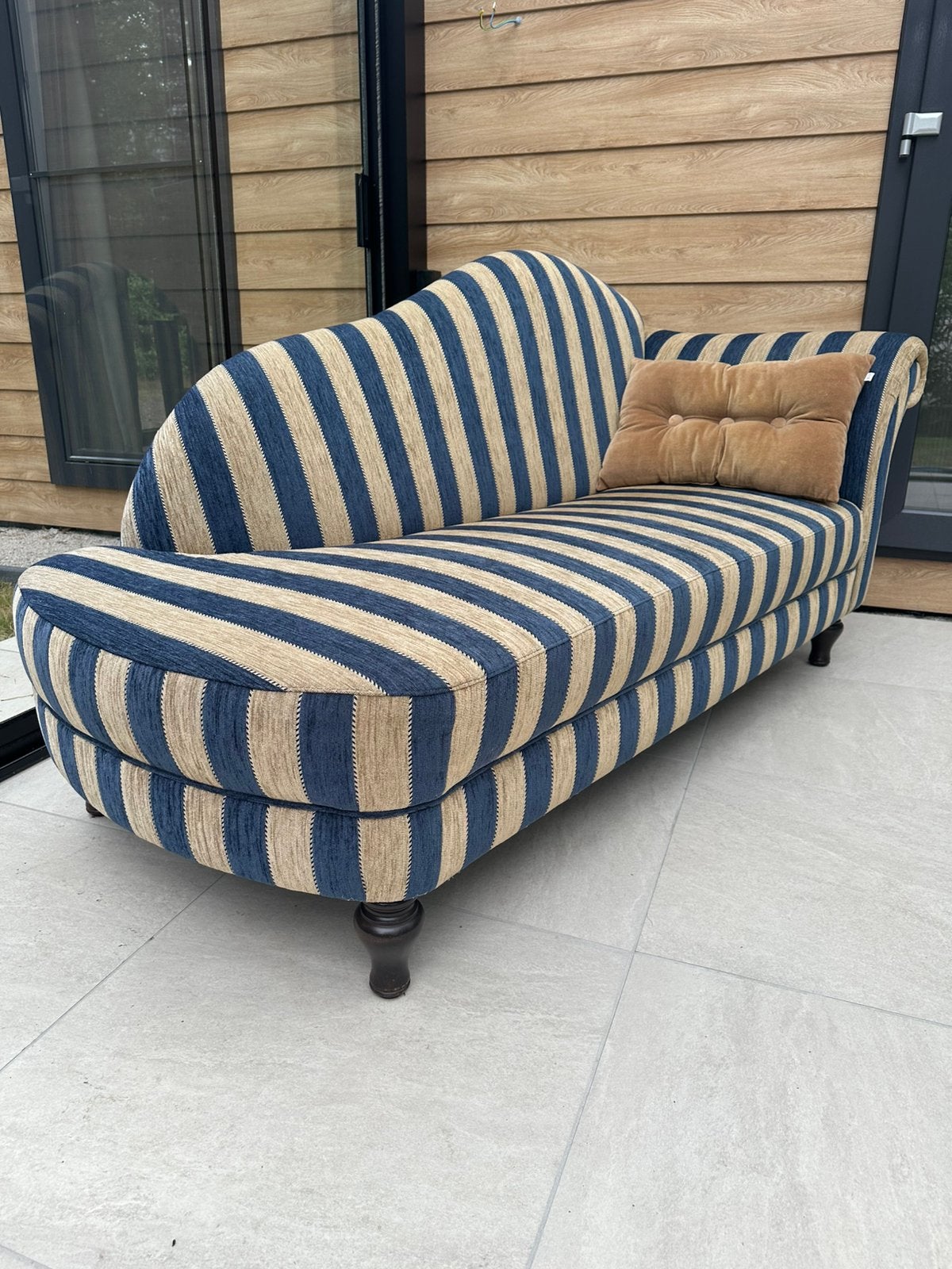 Bankje old money hotel chique, Ophalen, Tweepersoons, 75 tot 100 cm, Zo goed als nieuw