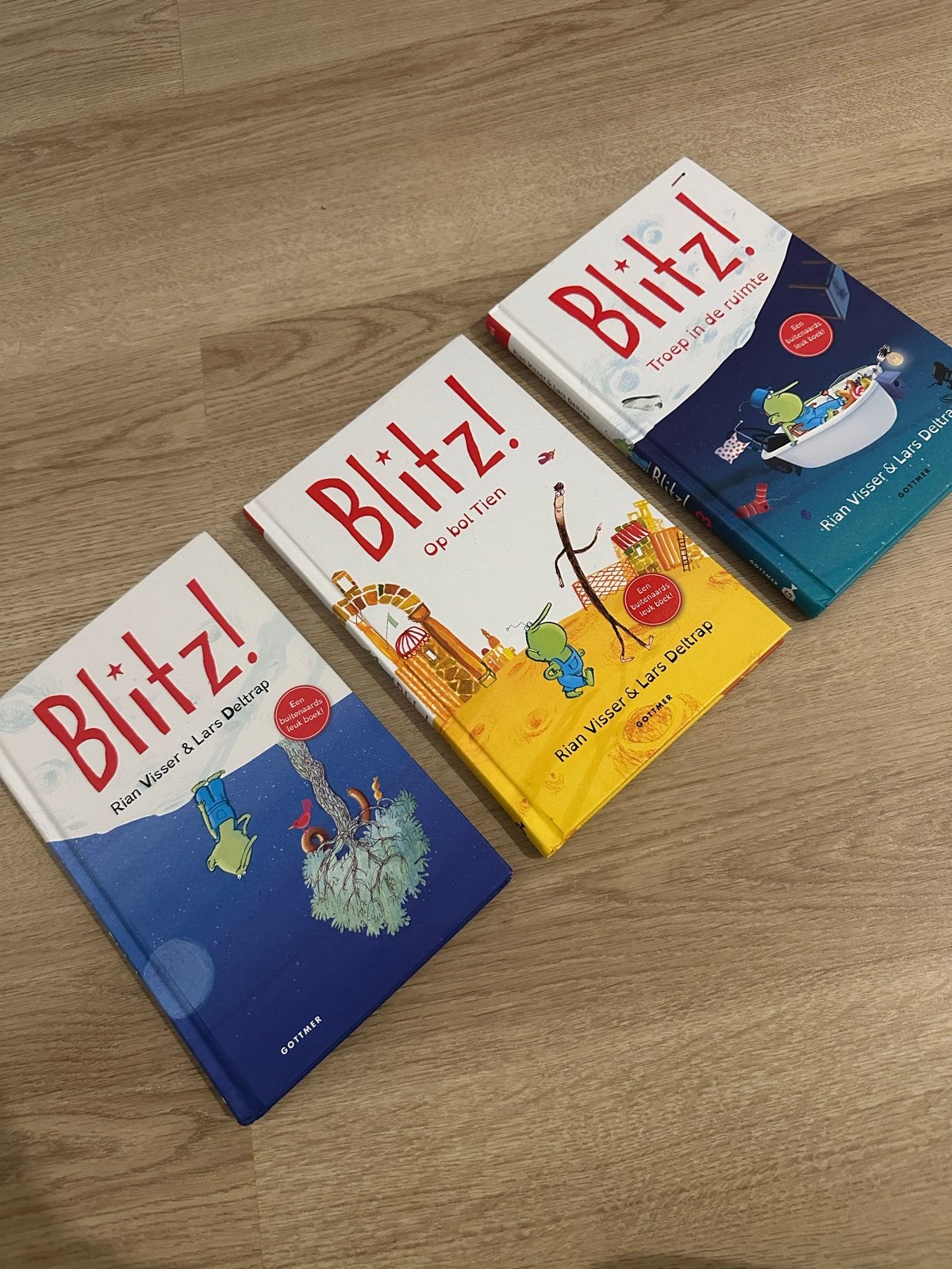 Blitz! deel 1 nog beschikbaar - Rian Visser & Lars Deltrap, Boeken, Kinderboeken | Jeugd | onder 10 jaar, Zo goed als nieuw, Fictie algemeen