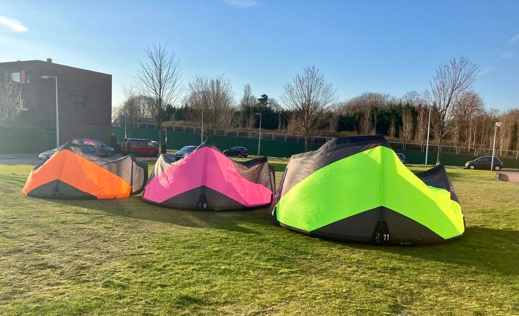 Ventum Xcite set - 7m/9m/11m + bar, Watersport en Boten, Kitesurfen, Ophalen, Gebruikt, Kitesurf-set, 9 m²
