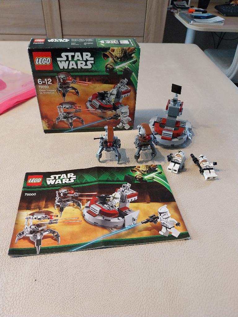 lego star wars 75000 Clone Troopers vs. Droidekas, Star Wars, Lego, Ophalen of Verzenden, Zo goed als nieuw