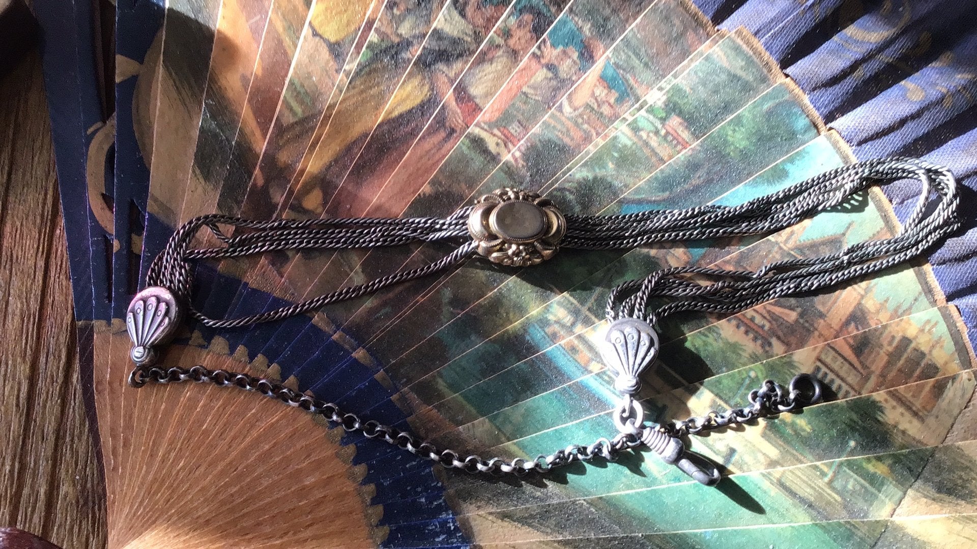 Antieke horlogeketting, Ophalen of Verzenden, Overige materialen, Ketting
