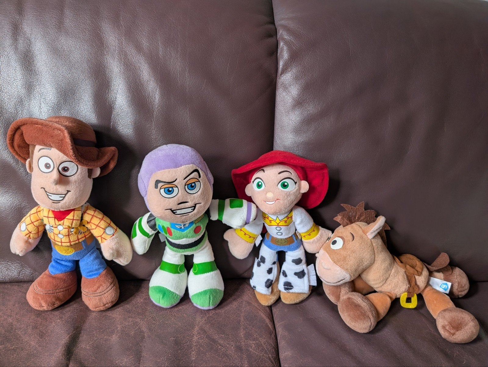 Toy Story Knuffels: Woody, Buzz, Jessie en Bullseye, Disney, Disney, Overige typen, Ophalen of Verzenden