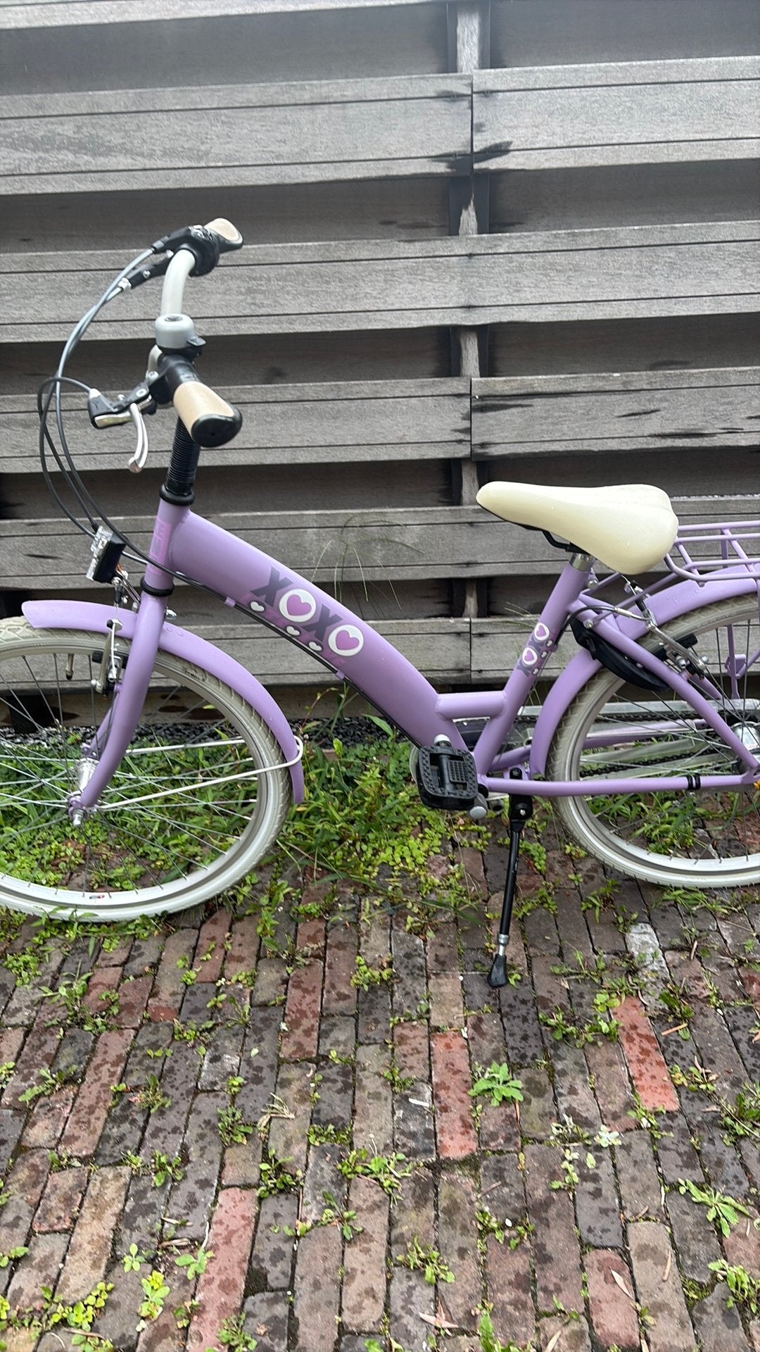 Meisjes fiets, Terugtraprem, Gebruikt, Handrem, Ophalen