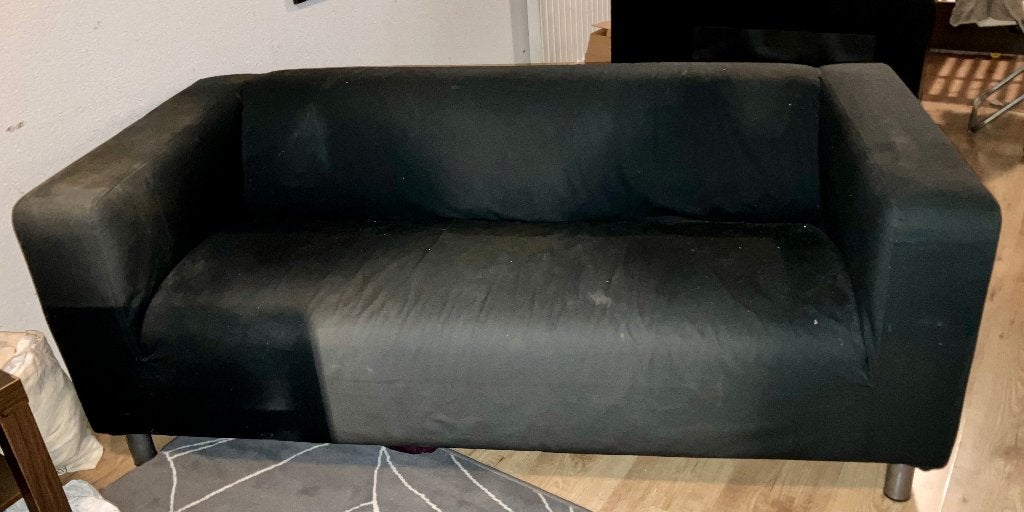 Ikea bankje Klippan, Ophalen, Gebruikt, 150 tot 200 cm, Tweepersoons
