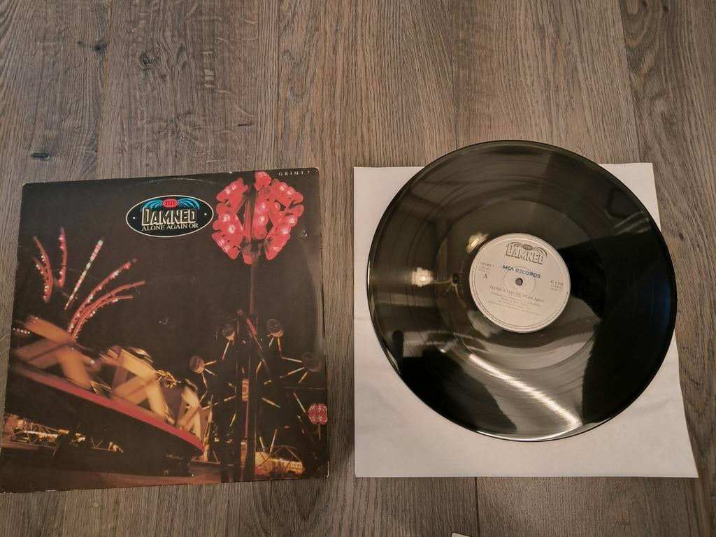 12" the damned alone again or, Ophalen of Verzenden, 12 inch, Pop, Maxi-single