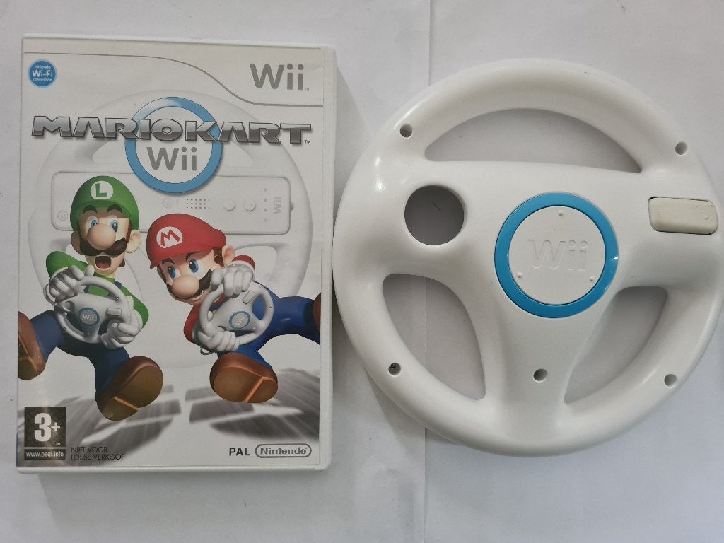 MARIO KART & STUUR, Spelcomputers en Games, Games | Nintendo Wii, Muziek, Gebruikt, 1 speler, Ophalen of Verzenden