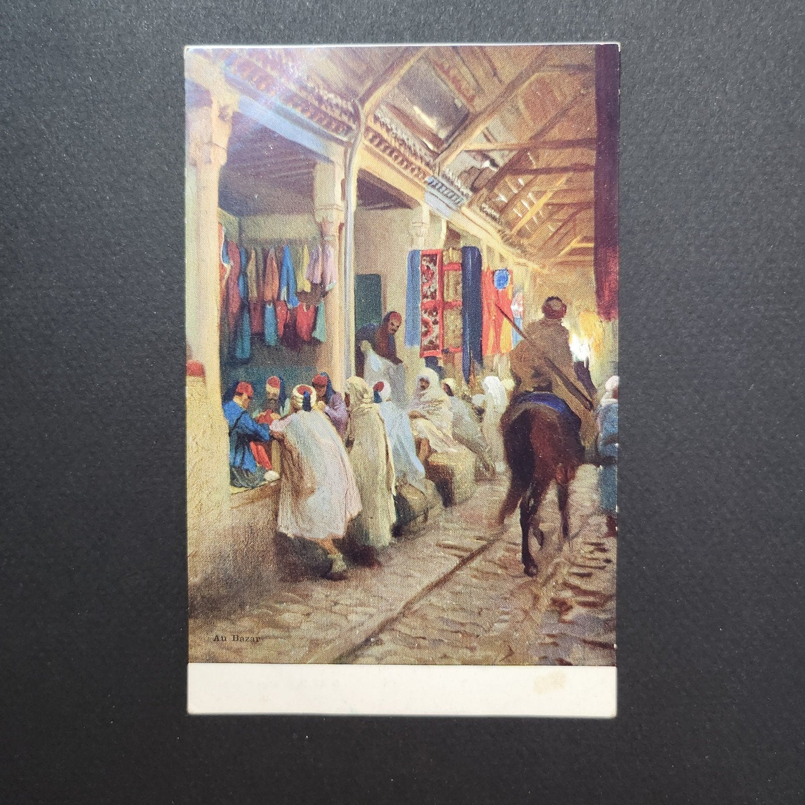 Ansichtkaart: Souk / Bazaar - Noord-Afrika, Verzenden, Voor 1920, Ongelopen, Cultuur en Media
