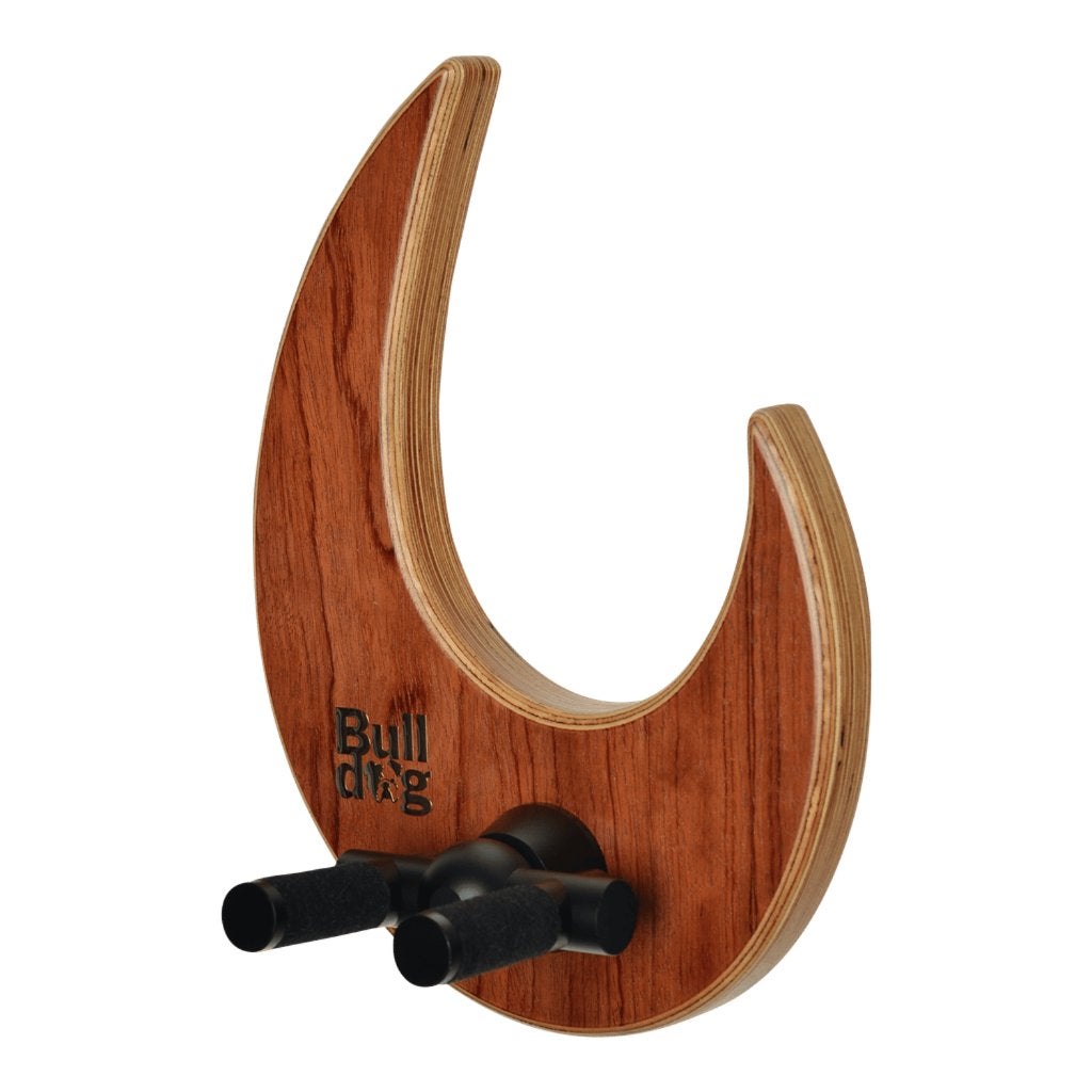 Bulldog Music Gear Wall Dragon Bubinga gitaar muurbeugel, Gitaar, Instrumentstandaard, ., Nieuw