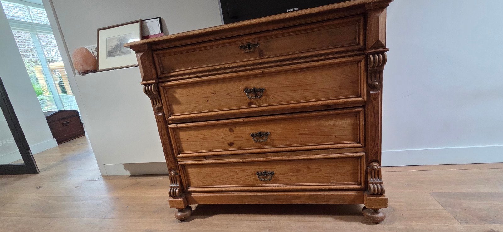 Prachtige antieke commode uit de " Gründerzeit"., Ophalen, Gebruikt