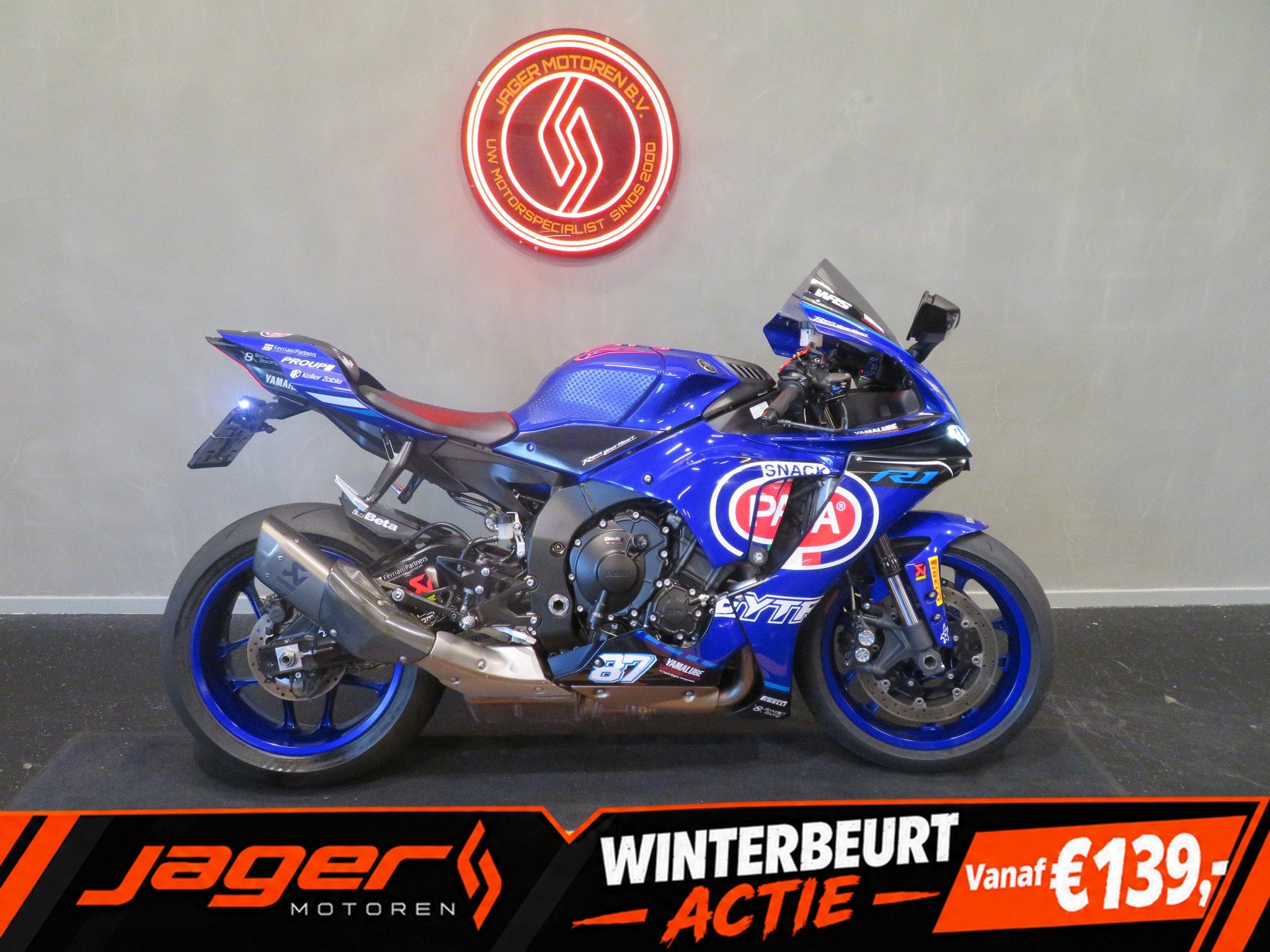 Yamaha YZF R1 ABS AKRA SUPER STRAK! (bj 2025), Super Sport, Meer dan 35 kW, 998 cc, Gebruikt
