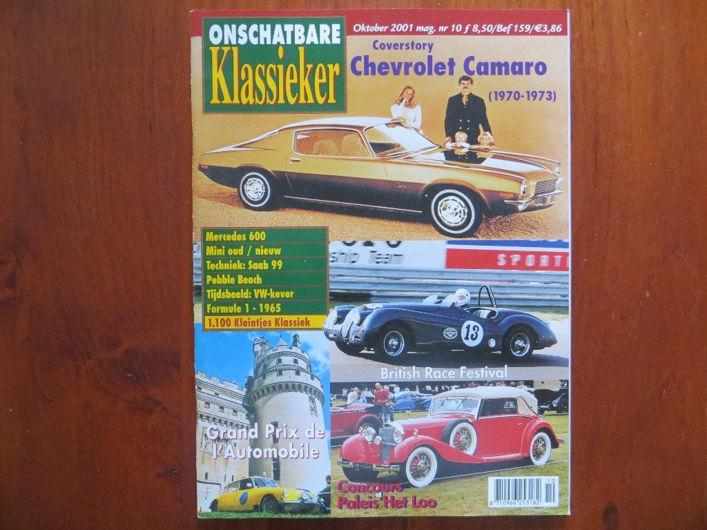 Onschatbare Klassieker 10 2001 Chevrolet Camaro (1970-1973), Boeken, Ophalen of Verzenden, Nieuw, Chevrolet