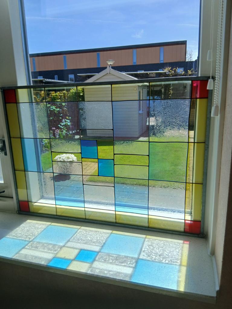 Glas in lood kunst, Ophalen, Minder dan 80 cm, Glas in lood, Minder dan 80 cm