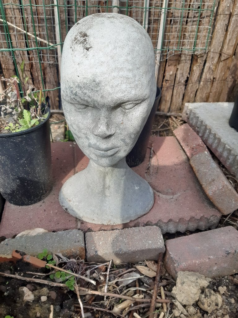 stenen tuinbeeld, Tuin en Terras, Ophalen, Gebruikt, Steen