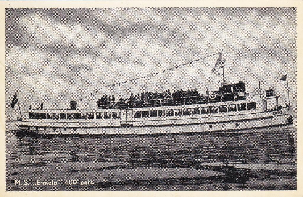 07585 Harderwijk - M.S. Ermelo, Verzenden, 1940 tot 1960, Gelopen, Gelderland