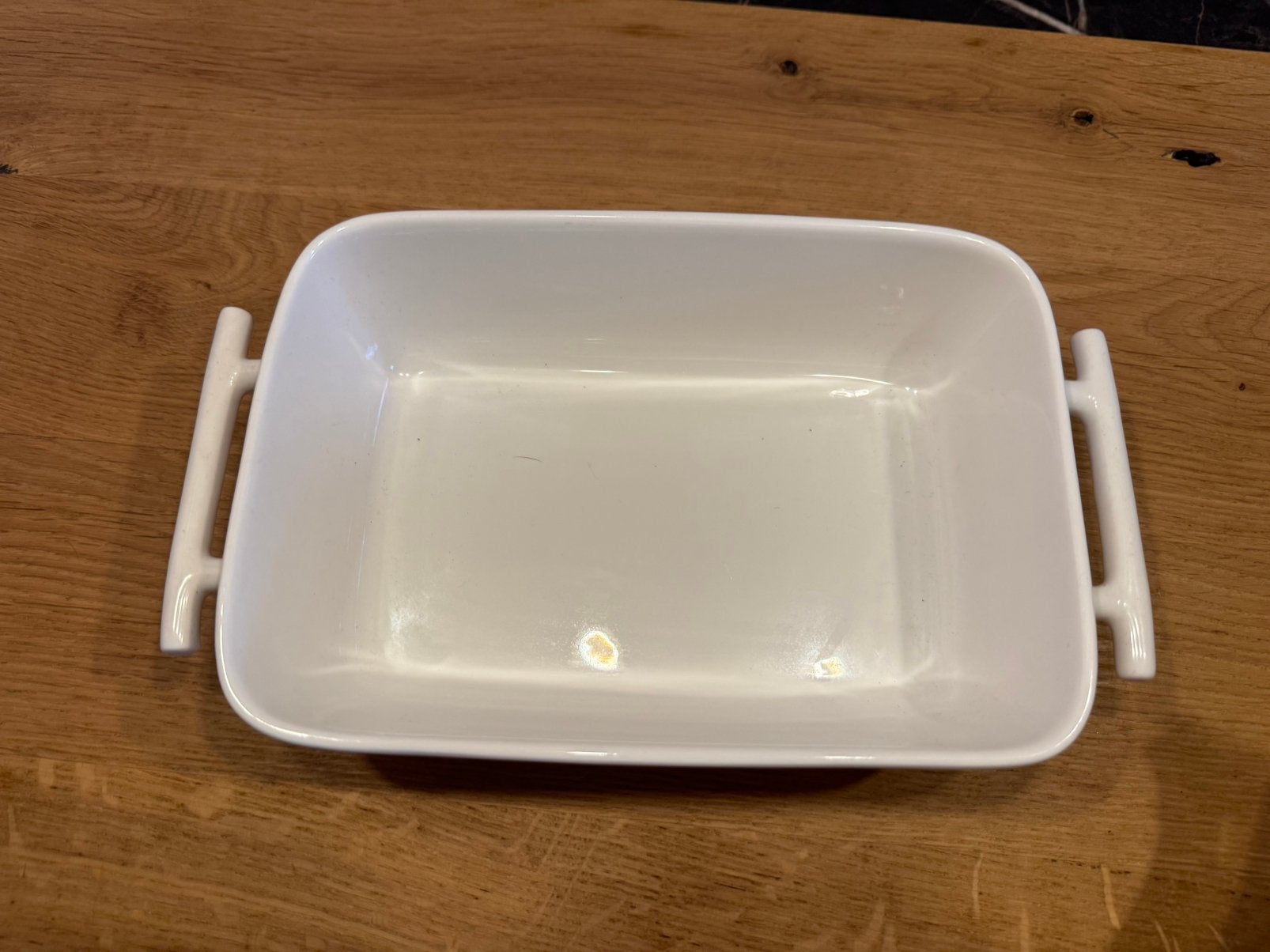 Witte oven/serveer schaal, Huis en Inrichting, Ophalen, Klassiek, Porselein, Schaal of Schalen