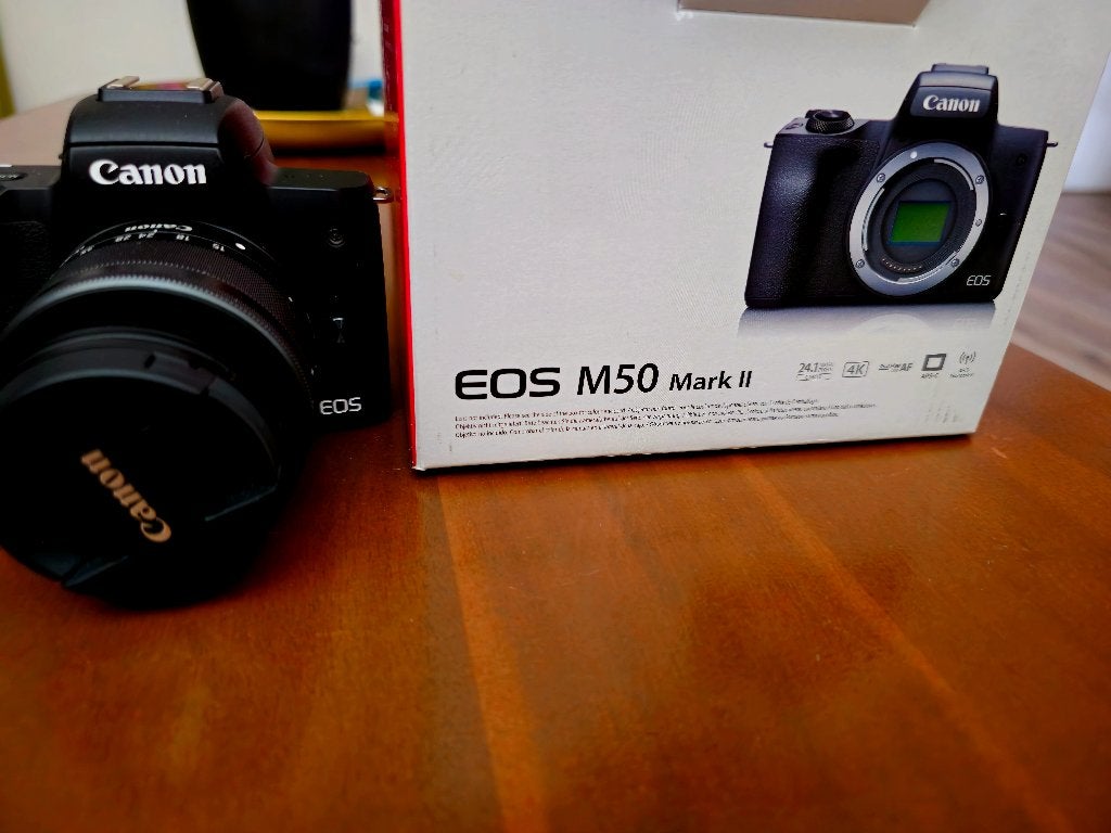 Canon m50 mark II, Ophalen, 25 megapixels, Canon, Geheugenkaart