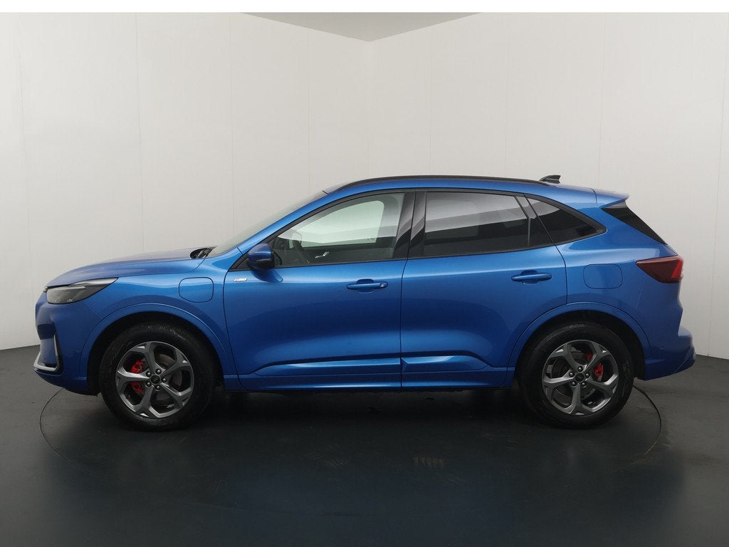 Ford Kuga 2.5 PHEV 243 pk ST-Line X Trekhaak I AGR stoelen |, Auto's, Ford, Gebruikt, Zwart, Blauw, Bedrijf