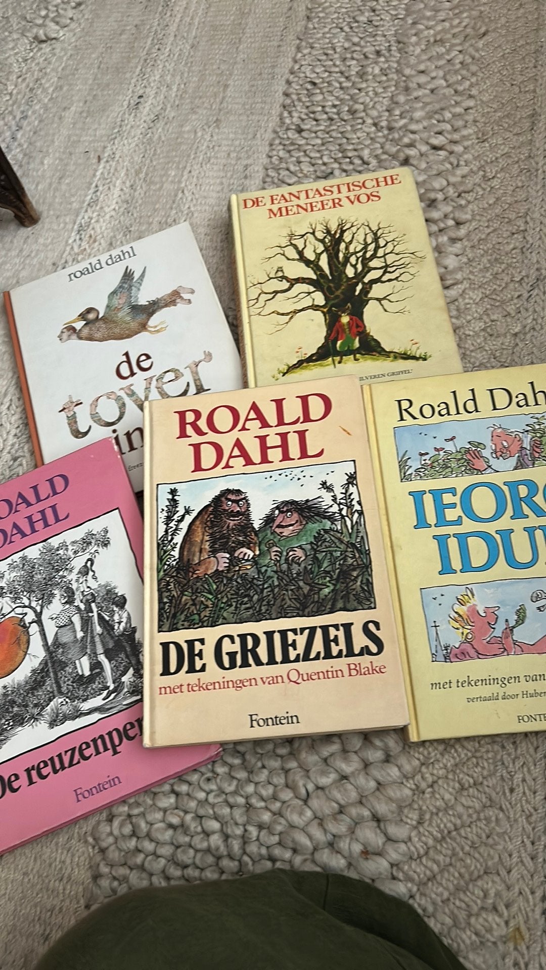 Lot vintage Roald Dahl boeken, Ophalen of Verzenden, Gelezen, Fictie
