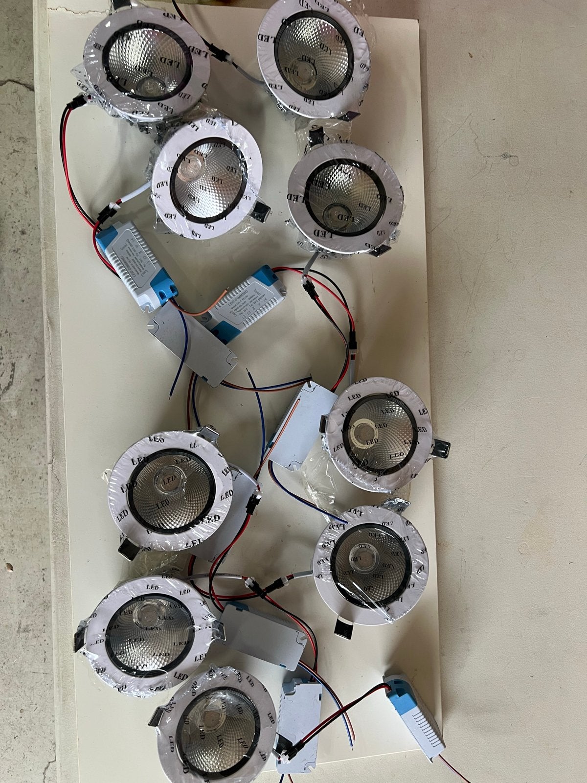 LED Inbouw Spot - Diameter 80mm, Inbouwdiepte 70mm, Metaal, Wit, Overige merken, Nieuw
