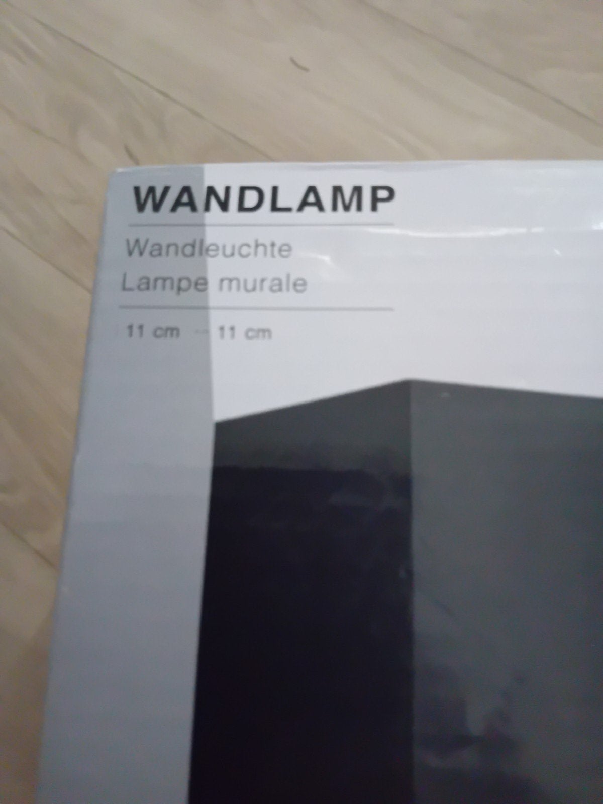 mooie  wandlamp  van kwantum, Ophalen, Nieuw, Metaal