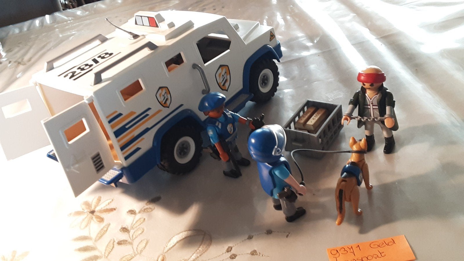 9371 geldtransport en boef, Complete set, Voertuig, Ophalen of Verzenden, Zo goed als nieuw
