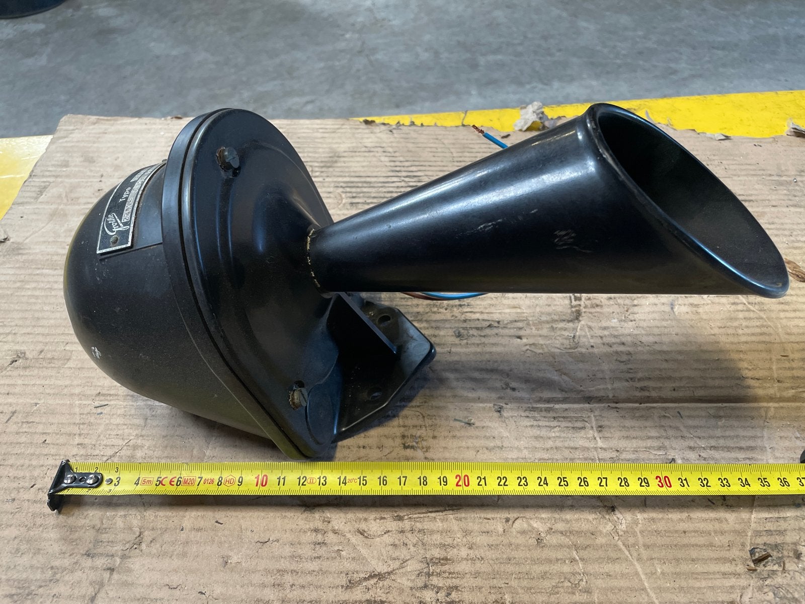 Grothe Type 640 Hoorn 220V 50Hz - Vintage Signaalhoorn, Ophalen, Gebruikt
