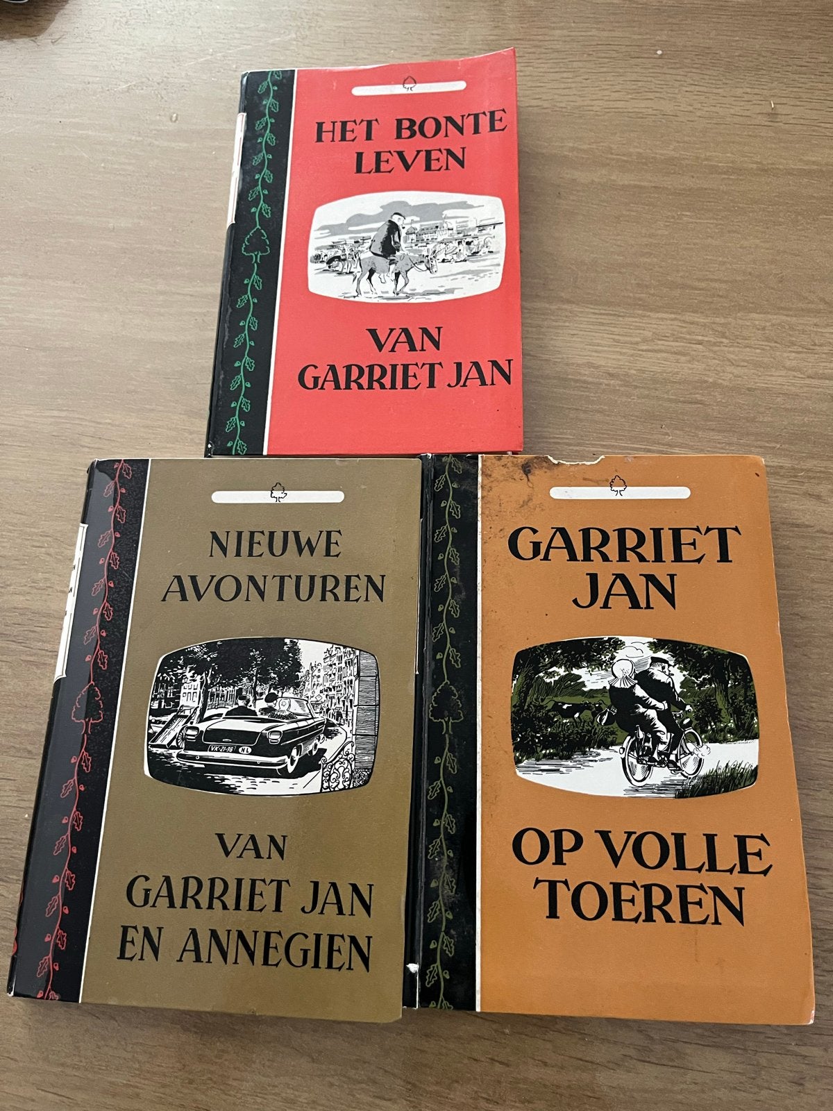Drie delen van Garriet Jan: Het Bonte Leven, Nieuwe Avonture, Ophalen of Verzenden, Gelezen