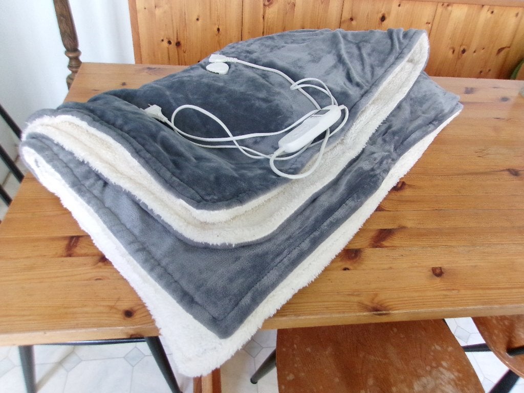 Rockerz Home - Elektrische dekens 2x, Ophalen of Verzenden, Gebruikt, Grijs, Deken