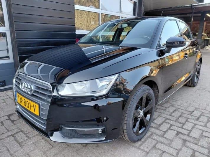audi a1 1.0 tfsi sport nieuwe apk, Auto's, Audi, Voorwielaandrijving, A1, Zwart, Leder en Stof