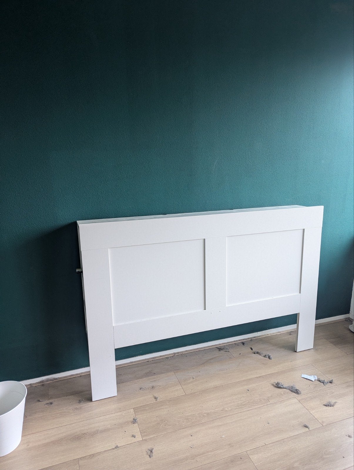 IKEA Brimnes hoofdeinde met opbergruimte voor 160 bed, Huis en Inrichting, Slaapkamer | Bedden, Ophalen, Wit, Tweepersoons, 160 cm