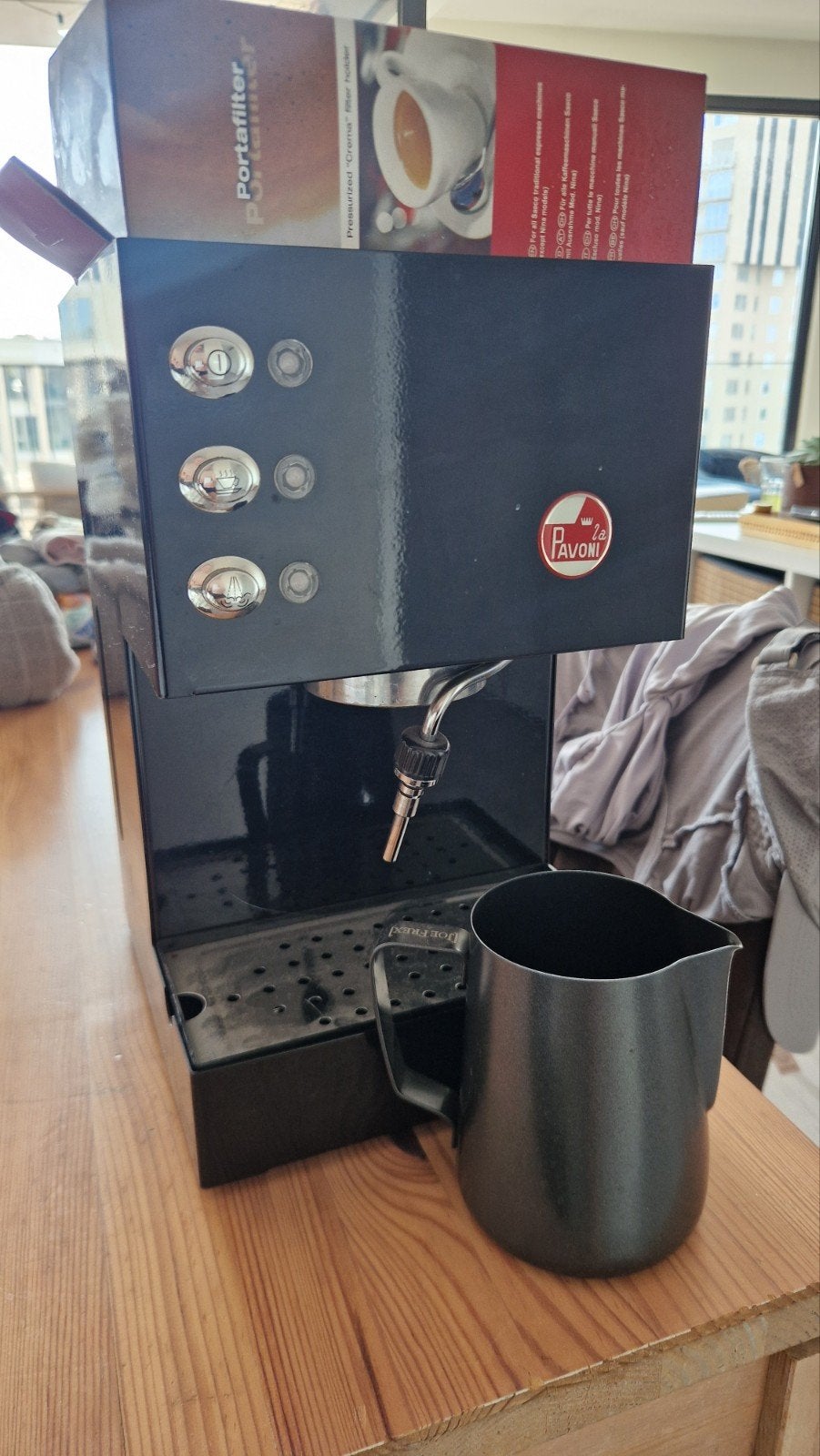 La Pavoni espressomachine + accessoires | Weinig gebruikt, Espresso apparaat, Gemalen koffie, Zo goed als nieuw, Ophalen