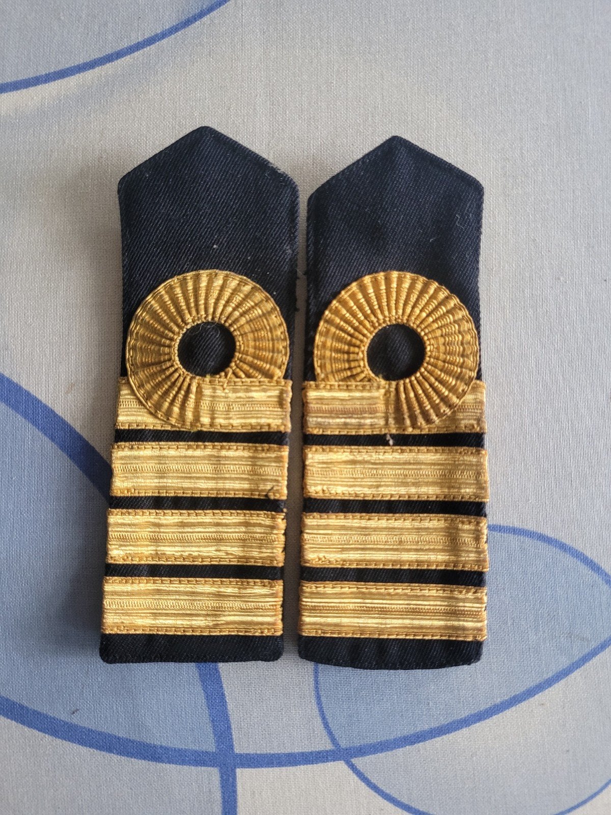 Set rangonderscheidingstekens KtZ KM, Ophalen of Verzenden, Marine, Nederland, Embleem of Badge