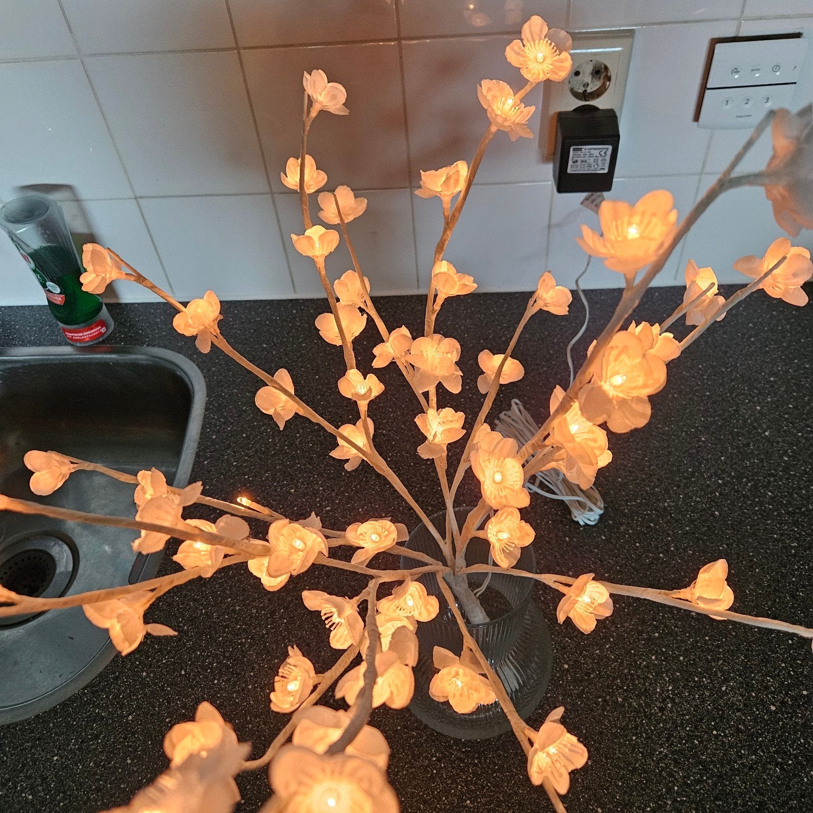 lichtbloemen, Wit, Overige merken, Textiel, Ophalen of Verzenden