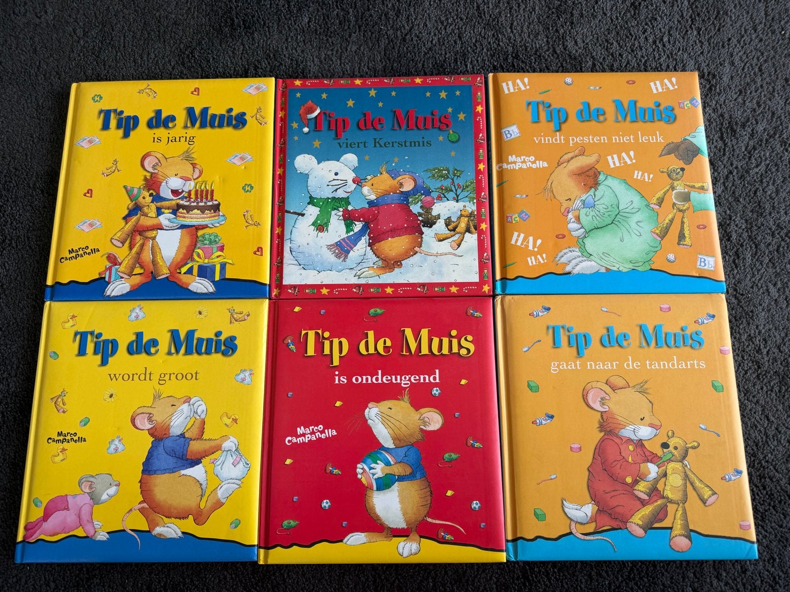 6 Tip de Muis boeken - Marco Campanella, Boeken, Ophalen, Fictie algemeen, Jongen of Meisje, Zo goed als nieuw