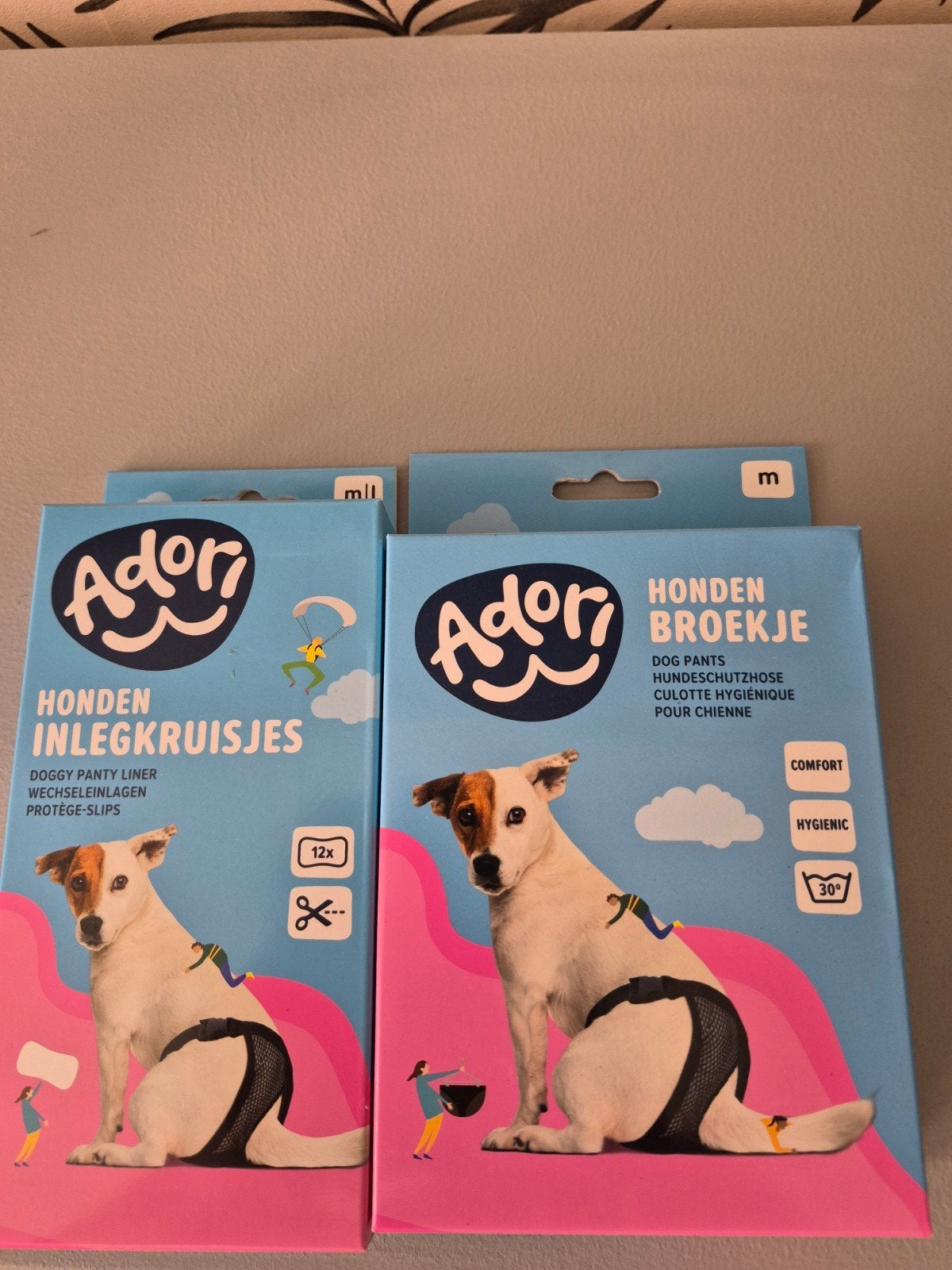 Hondenbroekje en inlegkruisjes, Ophalen, Nieuw