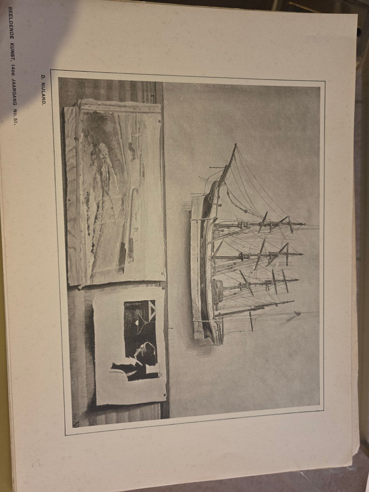 D. Nijland - Beeldende Kunst, 14e Jaargang No. 51, Antiek en Kunst, Dagelijks leven, Overige technieken, Ophalen of Verzenden