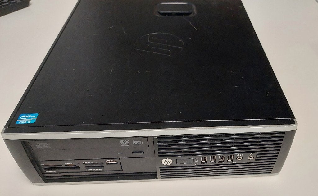 Windows 10 PC, Computers en Software, Desktop Pc's, Ophalen, Gebruikt, HP Compaq, SSD