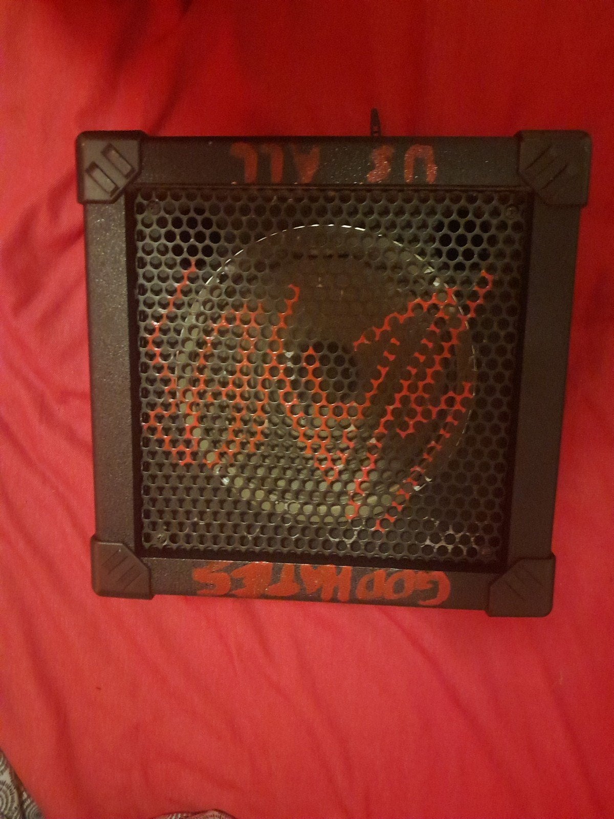 Roland Cube 15 Gitaarversterker - Custom Slayer Design, Muziek en Instrumenten, Ophalen, Gebruikt, Gitaar, Minder dan 50 watt