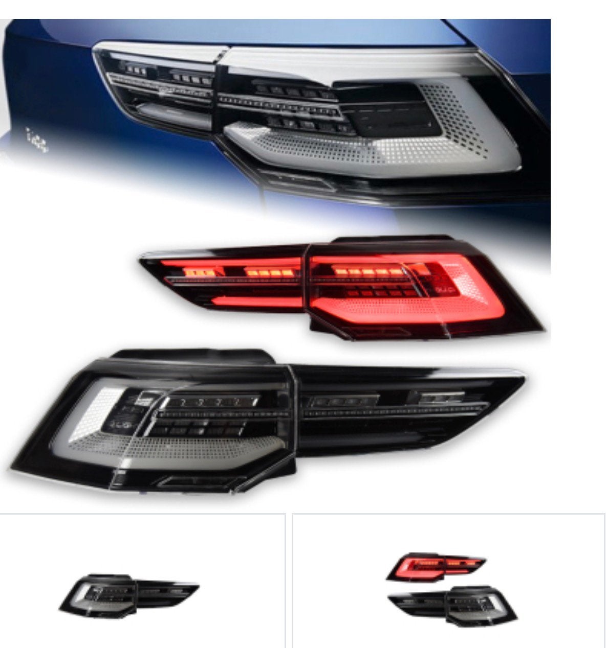 VW Golf 8 VLAND LED Achterlichten Smoked - Dynamisch Nieuw, Ophalen of Verzenden, Nieuw, Volkswagen