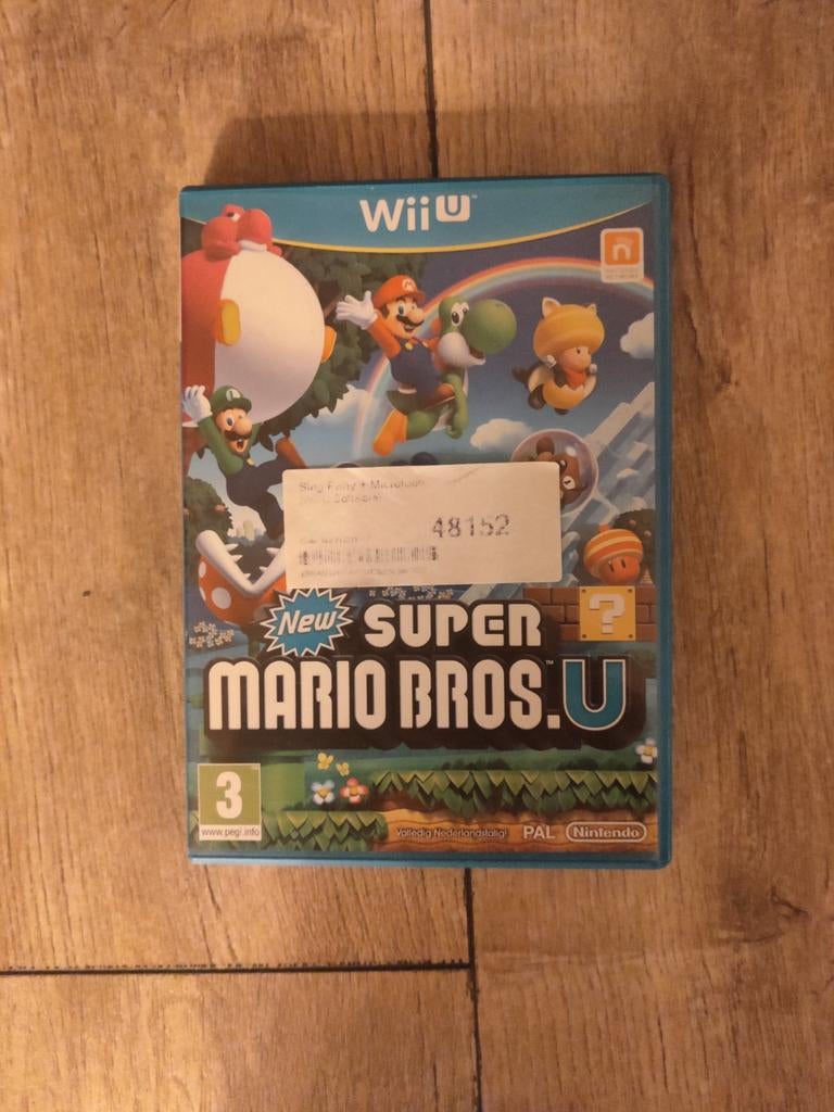 New Super Mario Bros. U - Wii U, Ophalen, Gebruikt, Eén computer, Platform