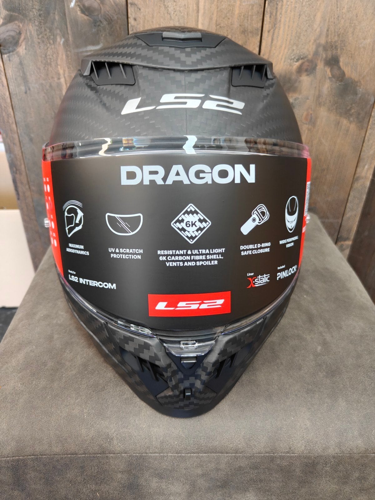 LS2 Intergraal Helm Carbon XXL, Kinderen, Ophalen of Verzenden, Nieuw met kaartje, Overige merken