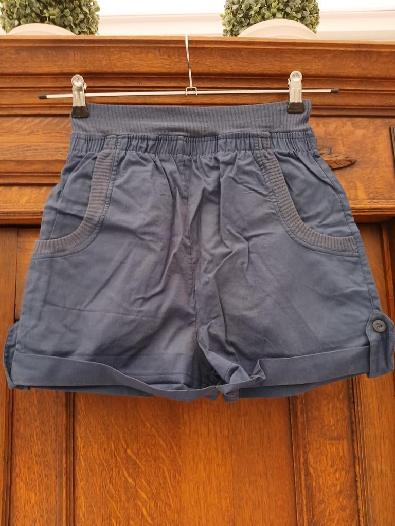 El-rico Nieuwe  marineBlauwe Korte Broek Maat S met Elastiek, Ophalen of Verzenden