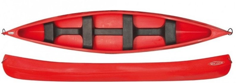 Tahe Marine Canadese Kano 4Persoons kano Onverwoestbaar PE, Watersport en Boten, Ophalen, Gebruikt, Drie personen of meer, Canadese kano of Open kano