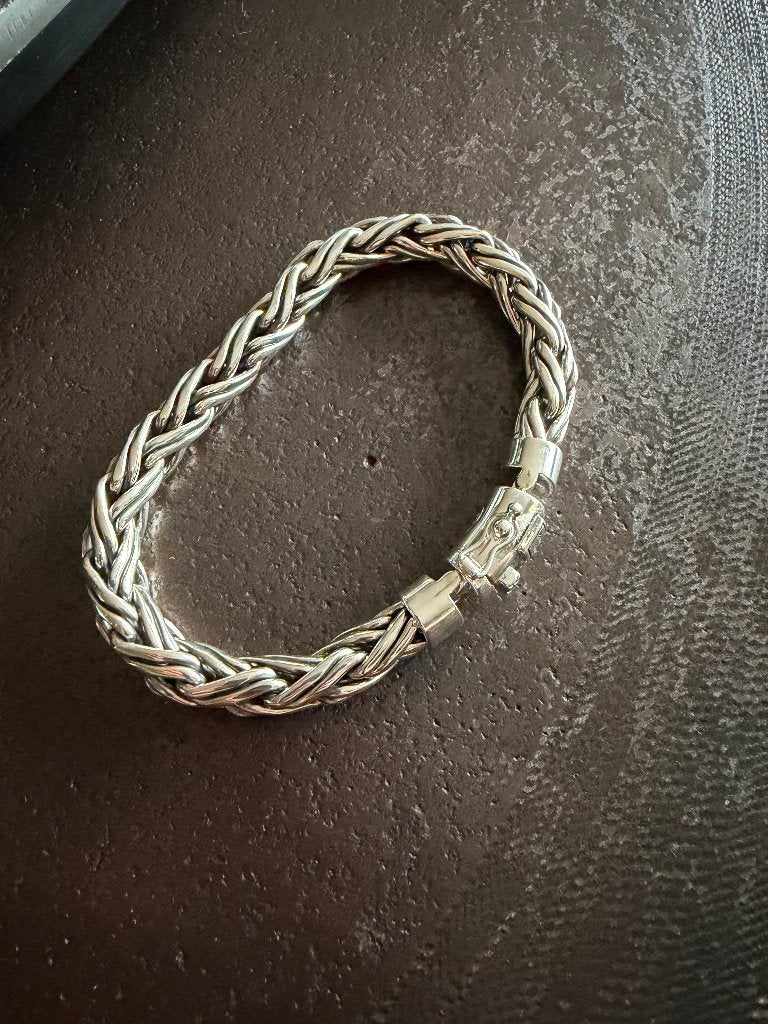 Buddha to Buddha armband, Ophalen of Verzenden, Zo goed als nieuw, Zilver, Zilver
