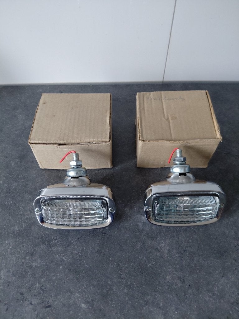 Set Mistlampen / Verstralers Oldtimer VW Kever BMW Volvo NSU, Auto-onderdelen, Verzenden, Nieuw, BMW