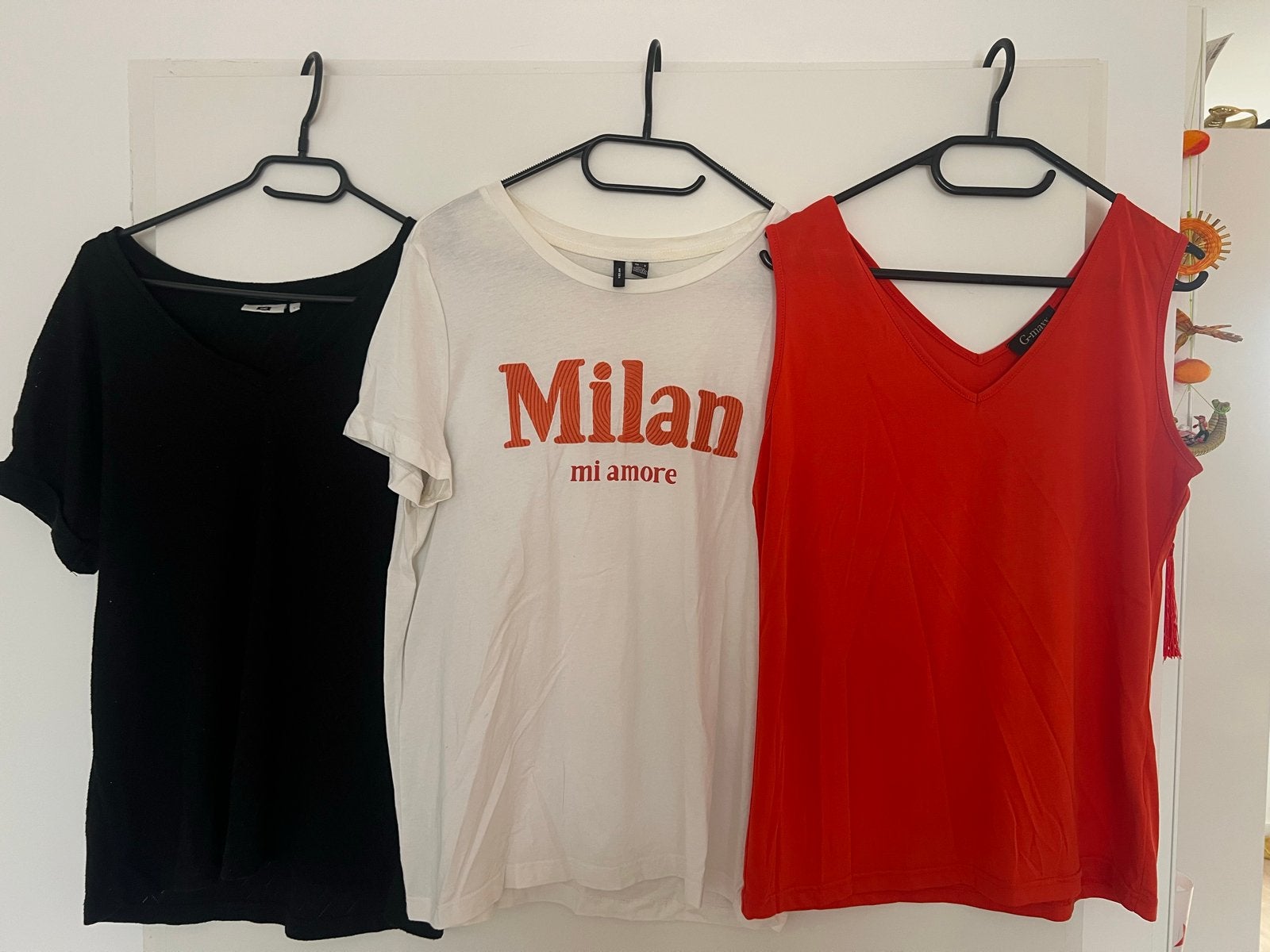 Set van 3 dames shirts: WE, G-Maxx, Vero Moda, Meerkleurig, Maat 42/44 (L), Ophalen of Verzenden, Korte mouw