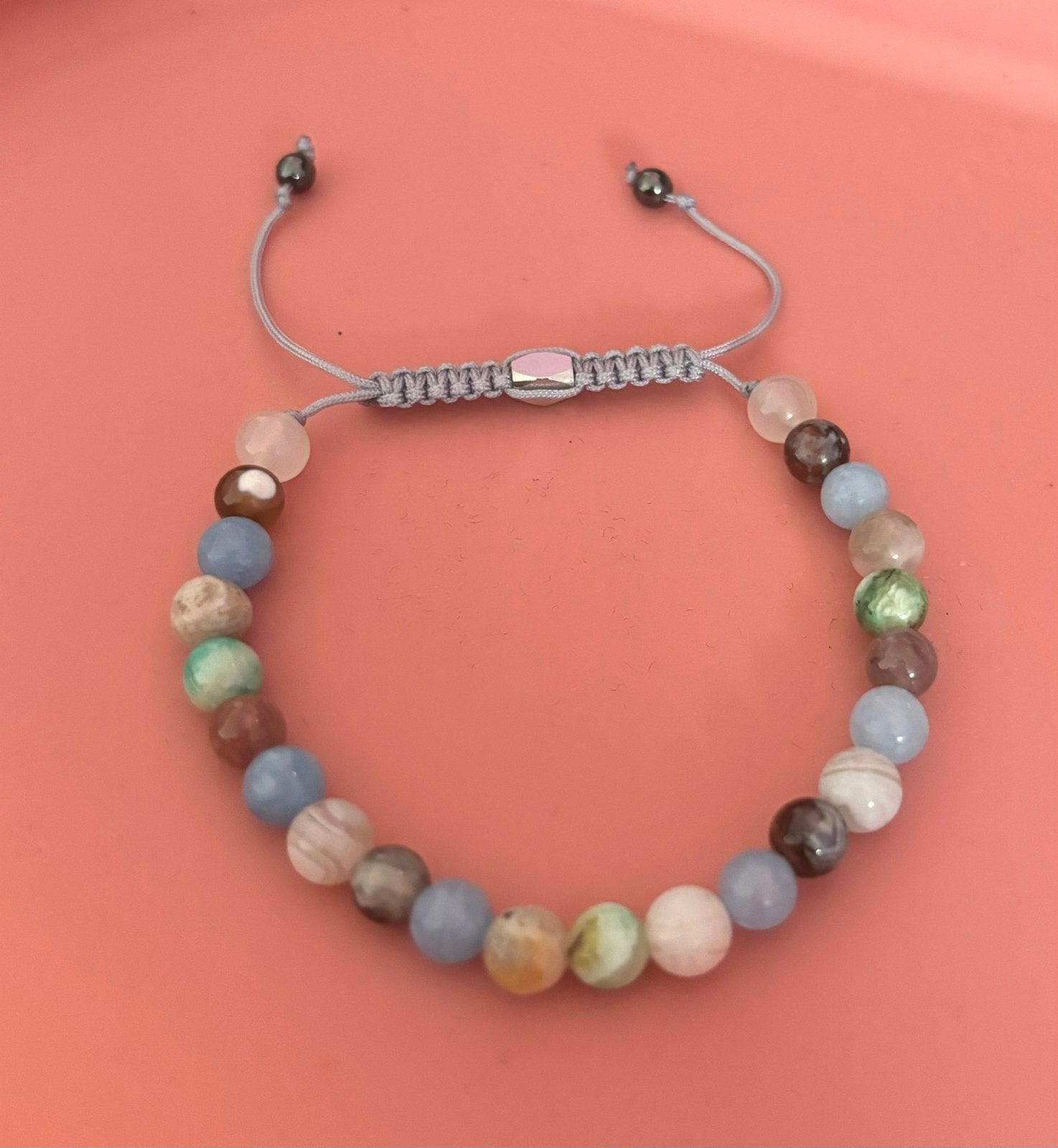 Natuursteen armband, Ophalen of Verzenden, Nieuw, Overige materialen